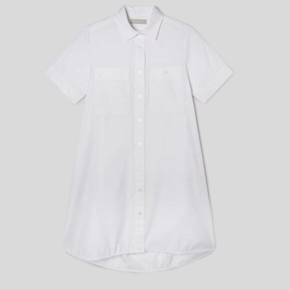Everlane Daytripper Shirtdress White Cotton XS NWT Oversized Minimalist Short - Picture 4 of 11